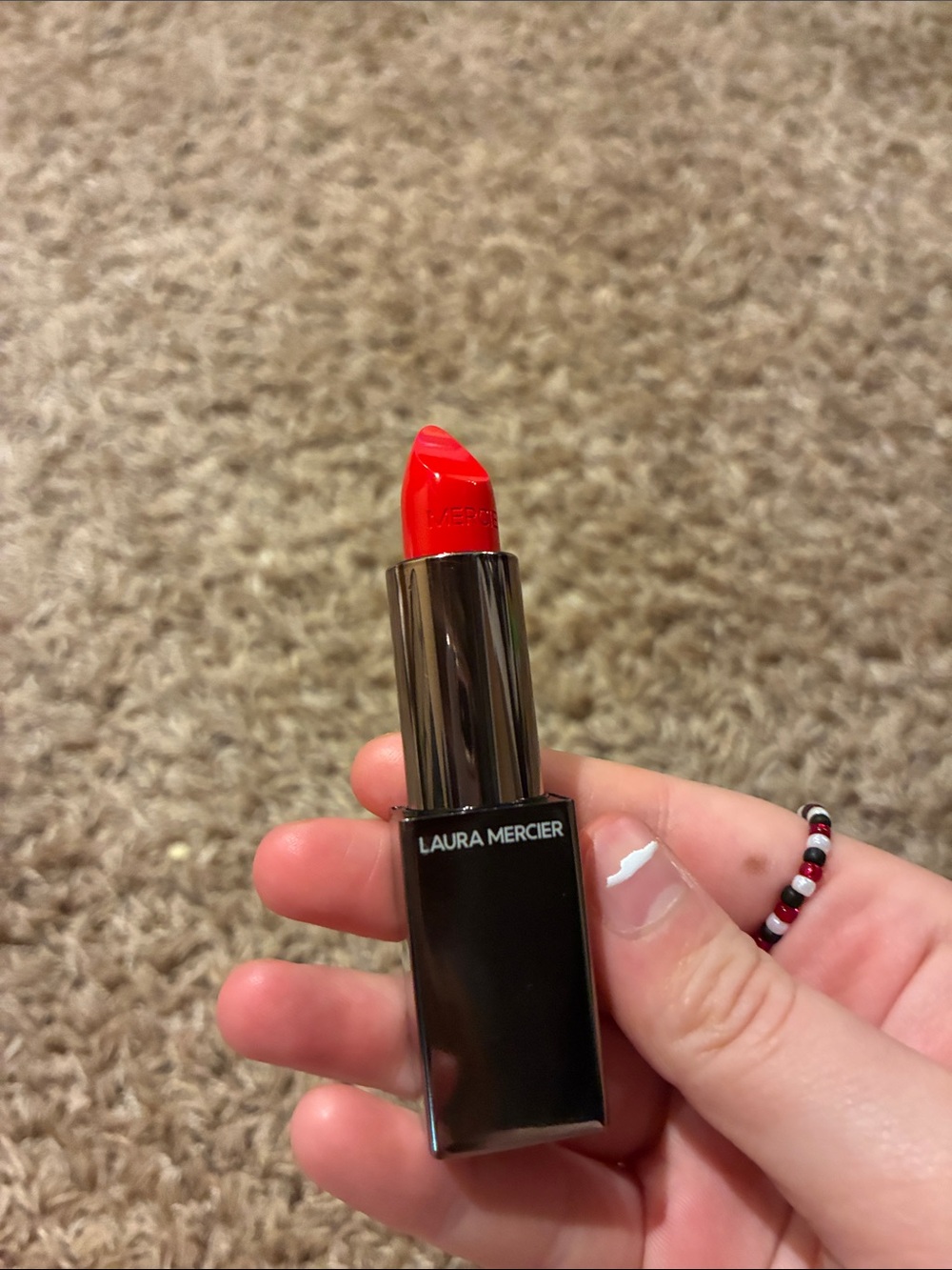 Laura Mercier red lipstick